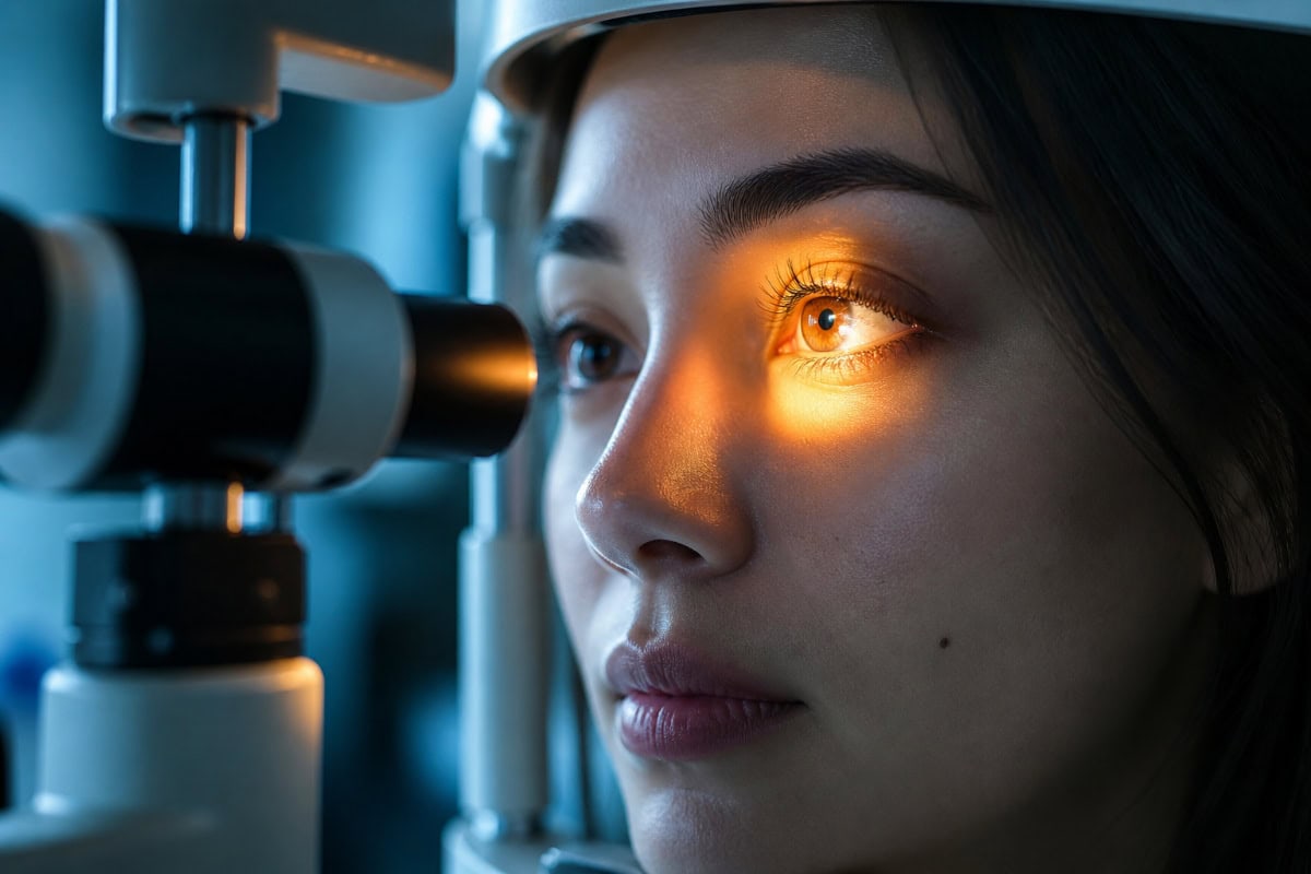 Advanced Retina Care - Woman's Eye Being Examined - Ajax Ophthalmology Associates